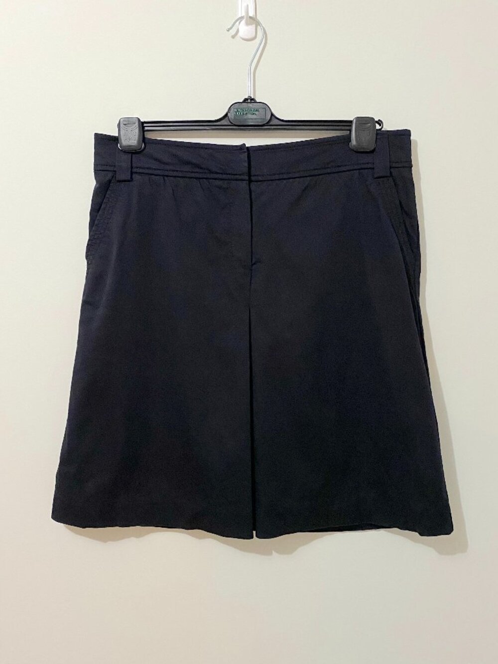 Mango Knee Length Utility Style Skirt with Front Pleat Lined Minimalist Summer